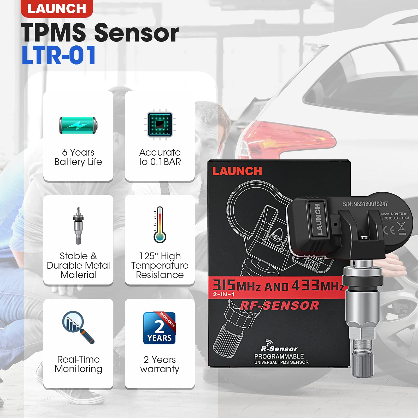 LAUNCH CRT5011E TPMS 再学習ツール タイヤ空気圧センサー Amazon | LAUNCH CRT5011X 診断機用 TPMS 交換部品 LTR-01 タイヤ